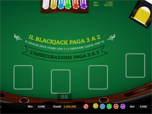 il blackjack di Stanleybet