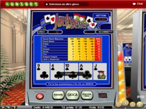 il videopoker di Unibet il videopoker di Unibet
